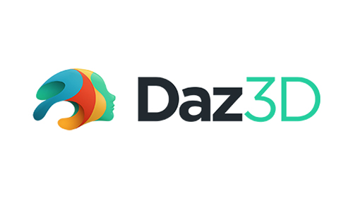 3Dデッサン人形：DAZ Studioのロゴ