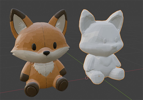 3Dモデル:Toripo AIのサンプル1