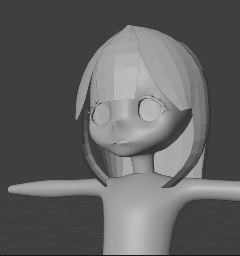 3Dモデル：キャラモデリング