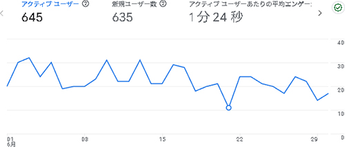 2025年6月のアクセス：えでくー