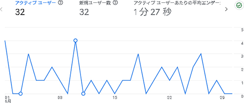 2025年6月のアクセス：えらこや