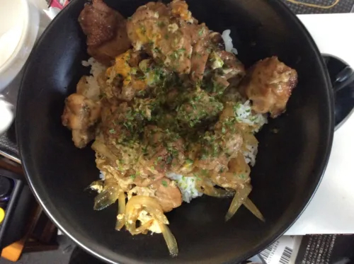あぶり親子丼