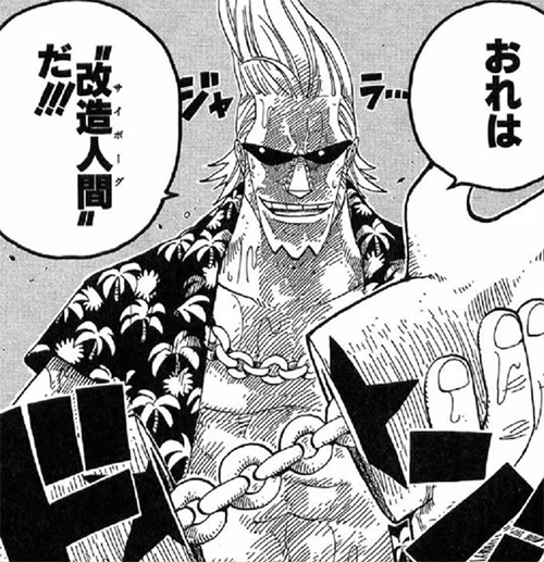 ワンピースのキャラ：フランキー(カティ・フラム)