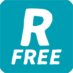 写真素材サイト：R-FREEのアイコン