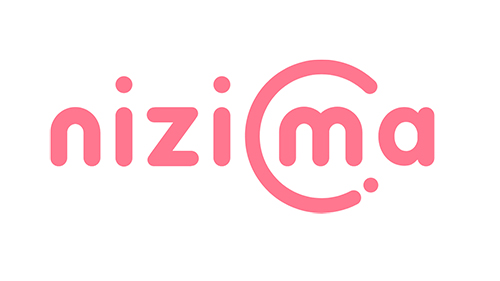 2Dモデル素材サイト：nizimaのロゴ